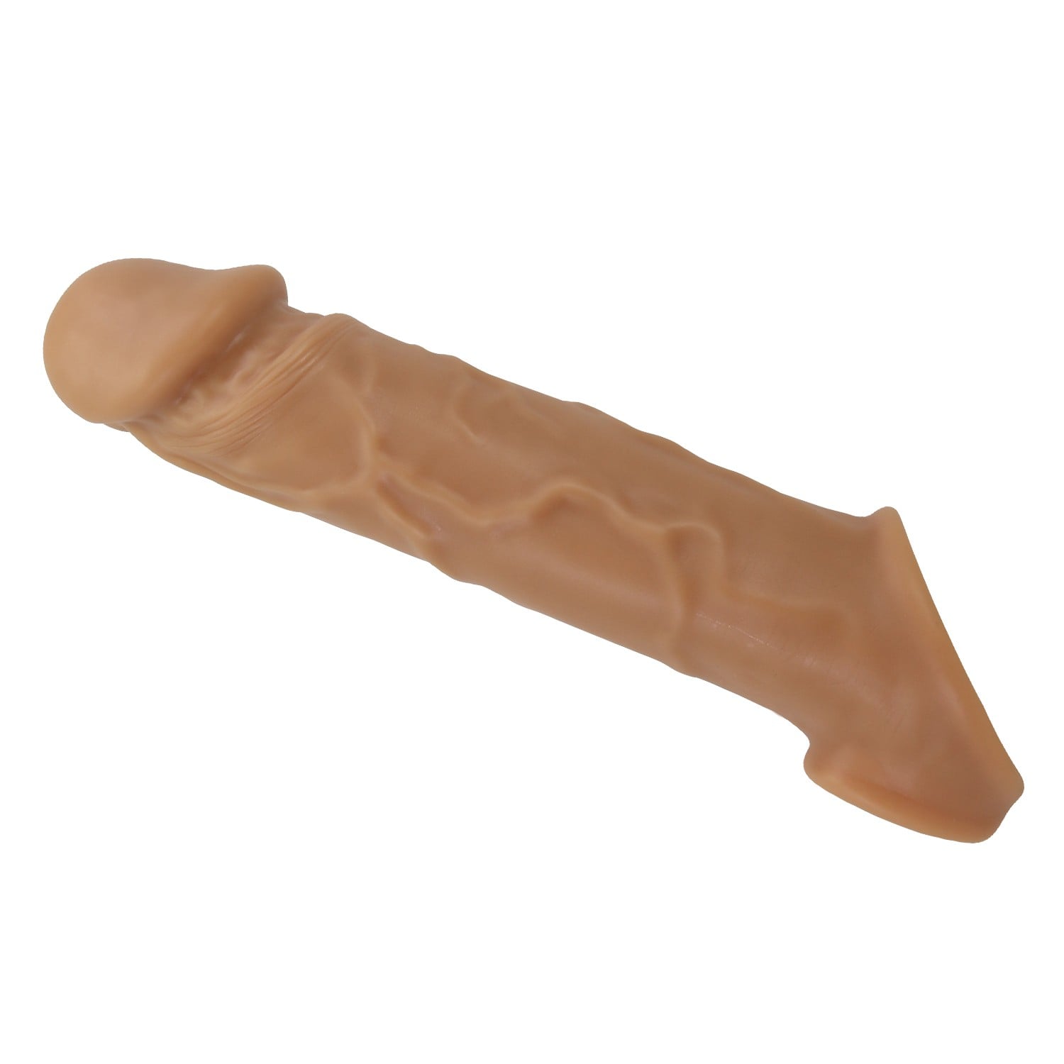 1 cm Premium Uzatmalı Halkalı Gerçekçi Penis Kılıfı – Lionel - Görsel 2