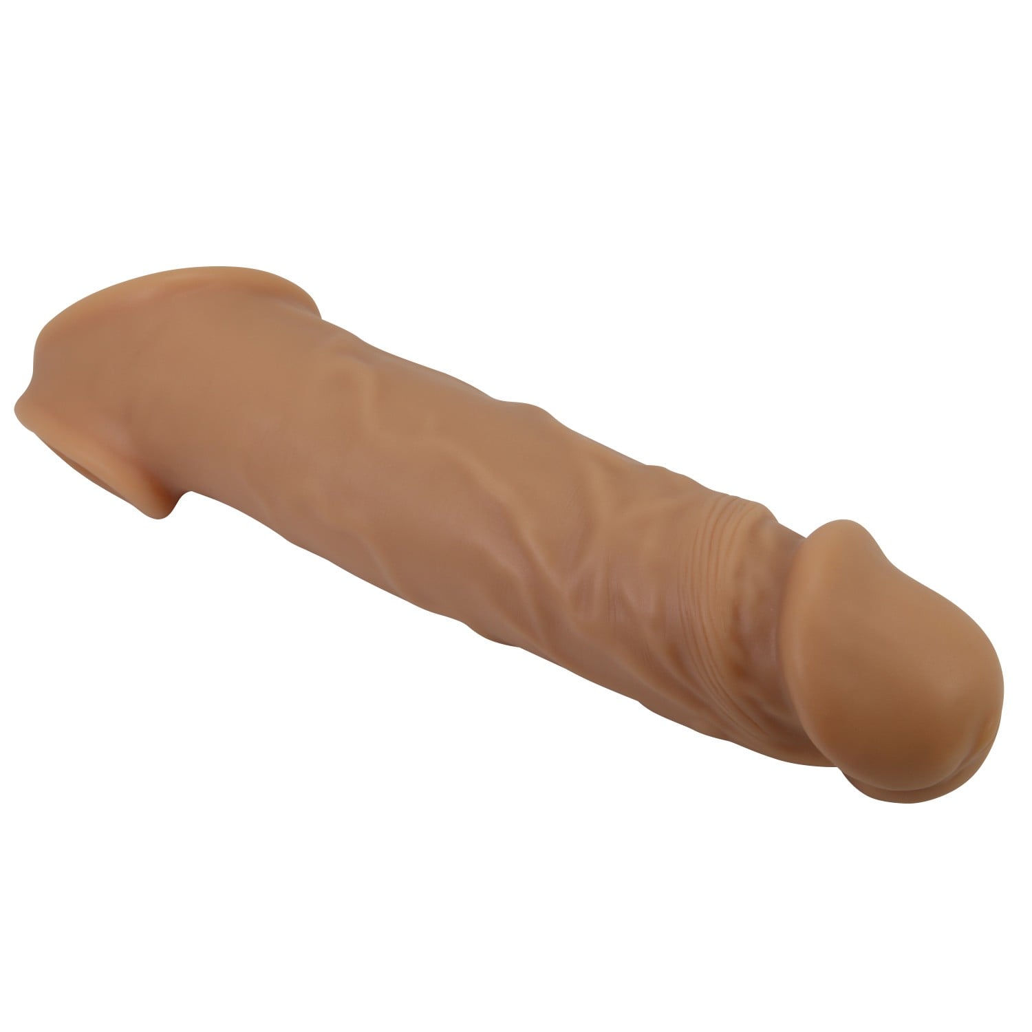 1 cm Premium Uzatmalı Halkalı Gerçekçi Penis Kılıfı – Lionel - Görsel 5