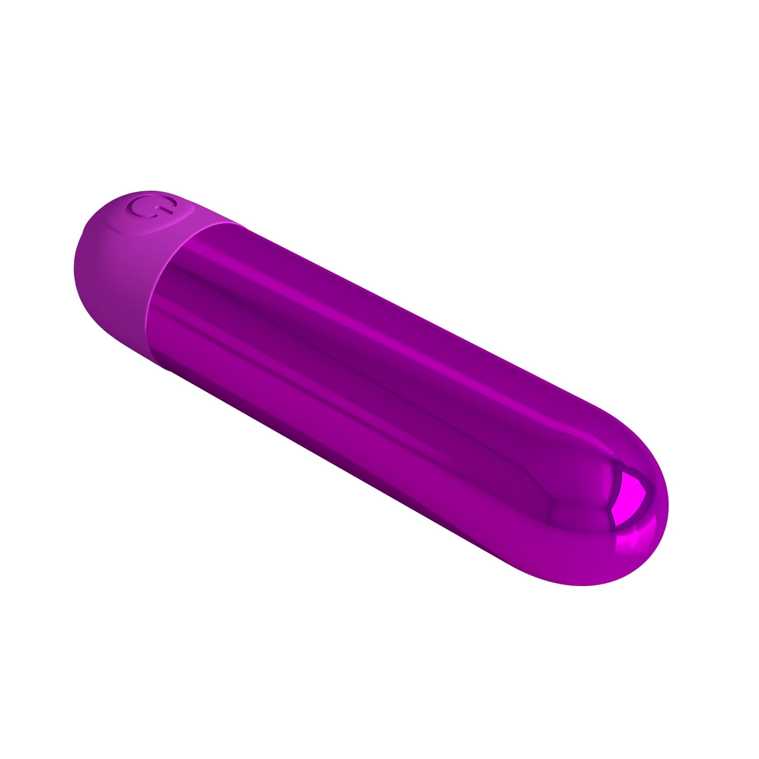 10 Fonksiyonlu USB Şarjlı Metalik Mini Bullet Vibratör – Kiwi (Magenta) - Görsel 5