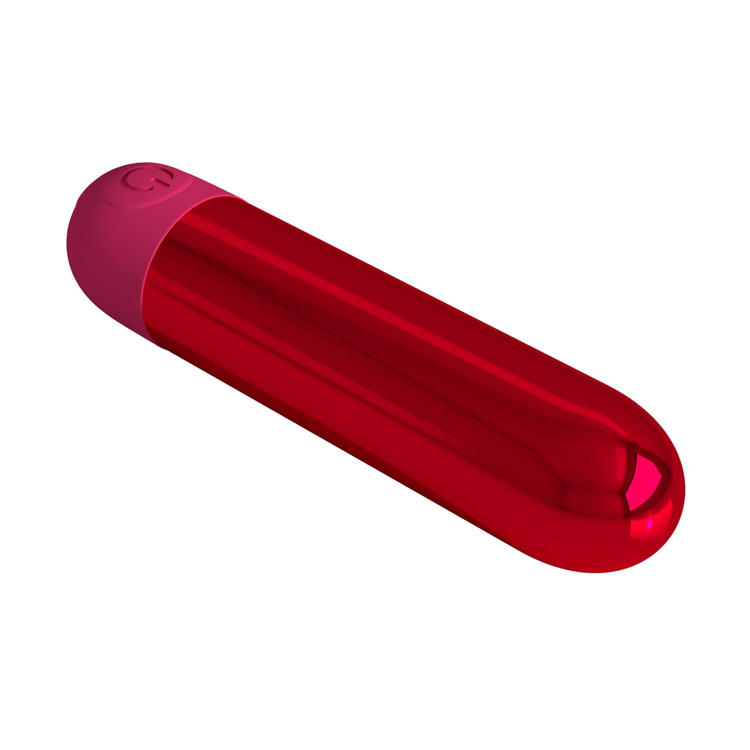 10 Fonksiyonlu USB Şarjlı Metalik Mini Bullet Vibratör – Kiwi (Yakut Kırmızısı) - Görsel 5