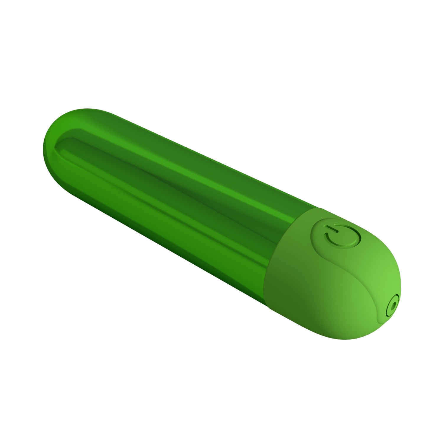 10 Fonksiyonlu USB Şarjlı Metalik Mini Bullet Vibratör – Kiwi (Zümrüt Yeşili) - Görsel 4