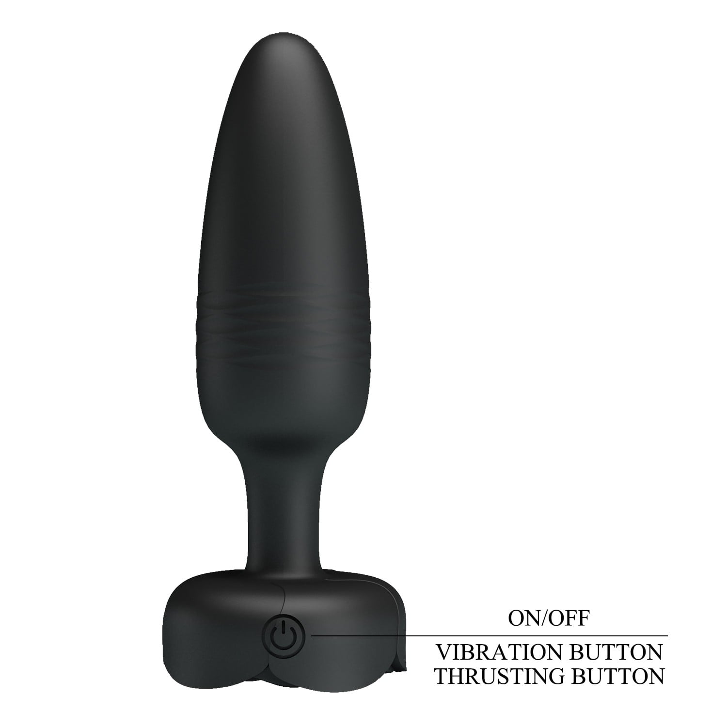10 Fonksiyonlu USB Şarjlı Titreşimli İleri Geri Hareketli LED Işıklı Anal Plug – Tarion - Görsel 6