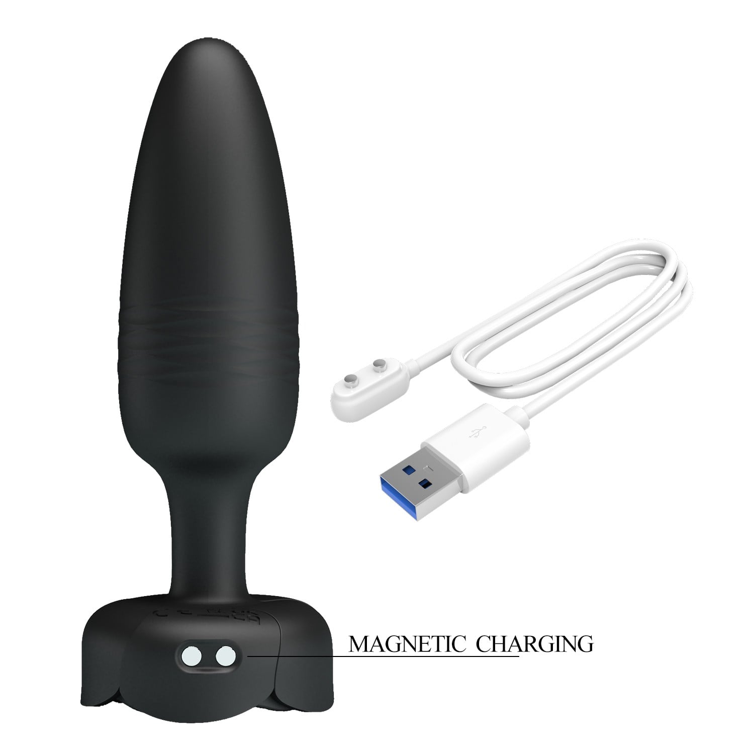 10 Fonksiyonlu USB Şarjlı Titreşimli İleri Geri Hareketli LED Işıklı Anal Plug – Tarion - Görsel 7