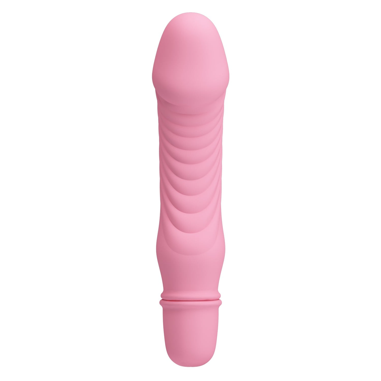 10 Titreşim Modlu Realistik Başlıklı Mini Silikon Vibratör - Stev (Pembe) - Görsel 2