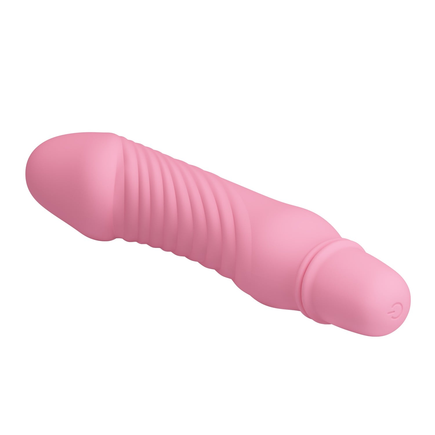 10 Titreşim Modlu Realistik Başlıklı Mini Silikon Vibratör - Stev (Pembe) - Görsel 4