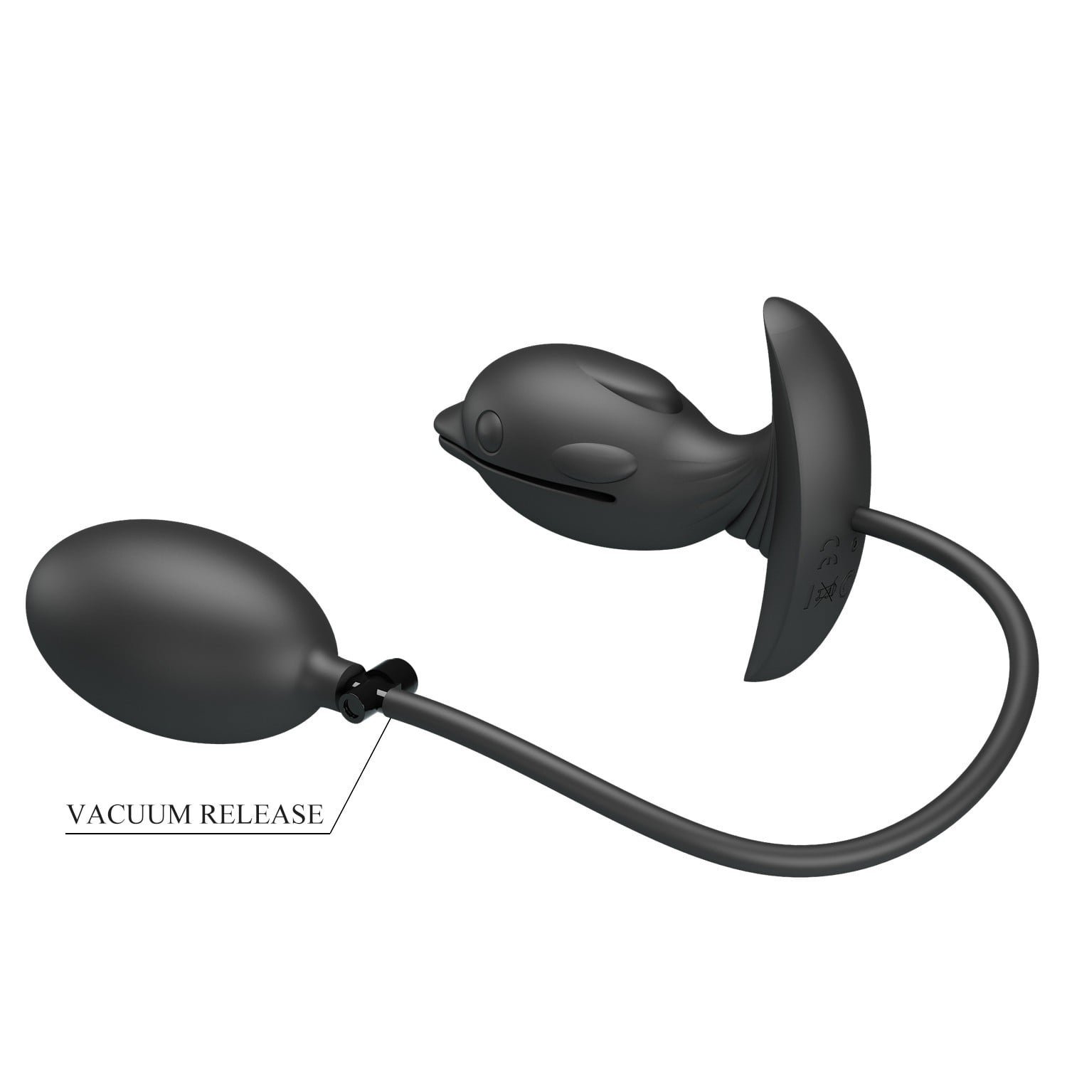 10,6 cm Şişirilebilir ve Titreşimli USB Şarjlı Silikon Anal Plug - Hanson - Görsel 6