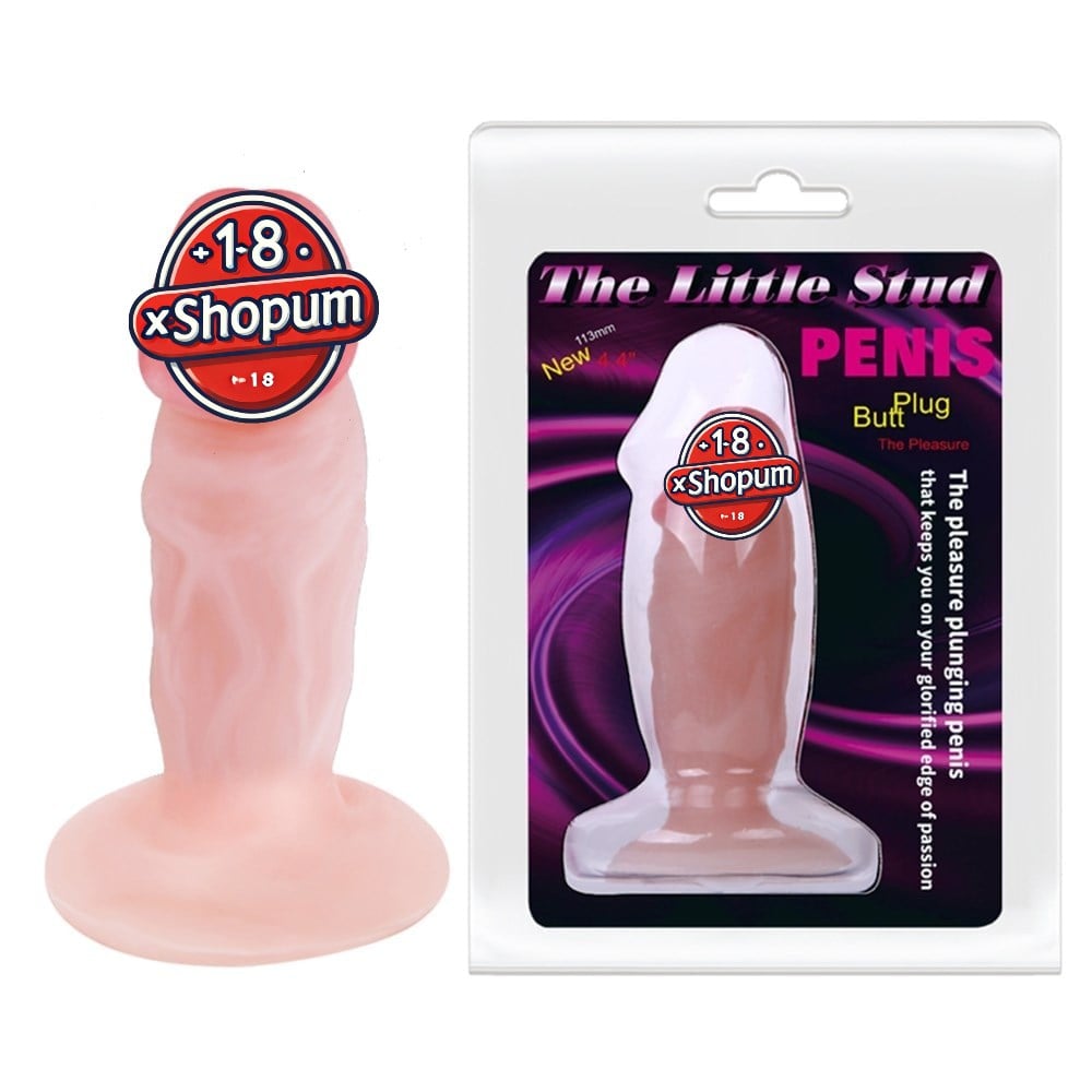 11 cm Vantuzlu Damarlı Penis Anal Plug - Görsel 7