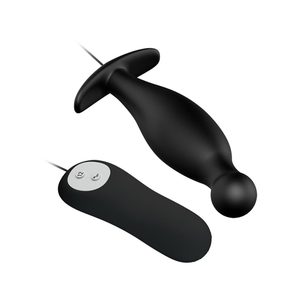 12 Fonksiyon Kumandalı 11,7 cm Titreşimli Anal Plug - Görsel 7