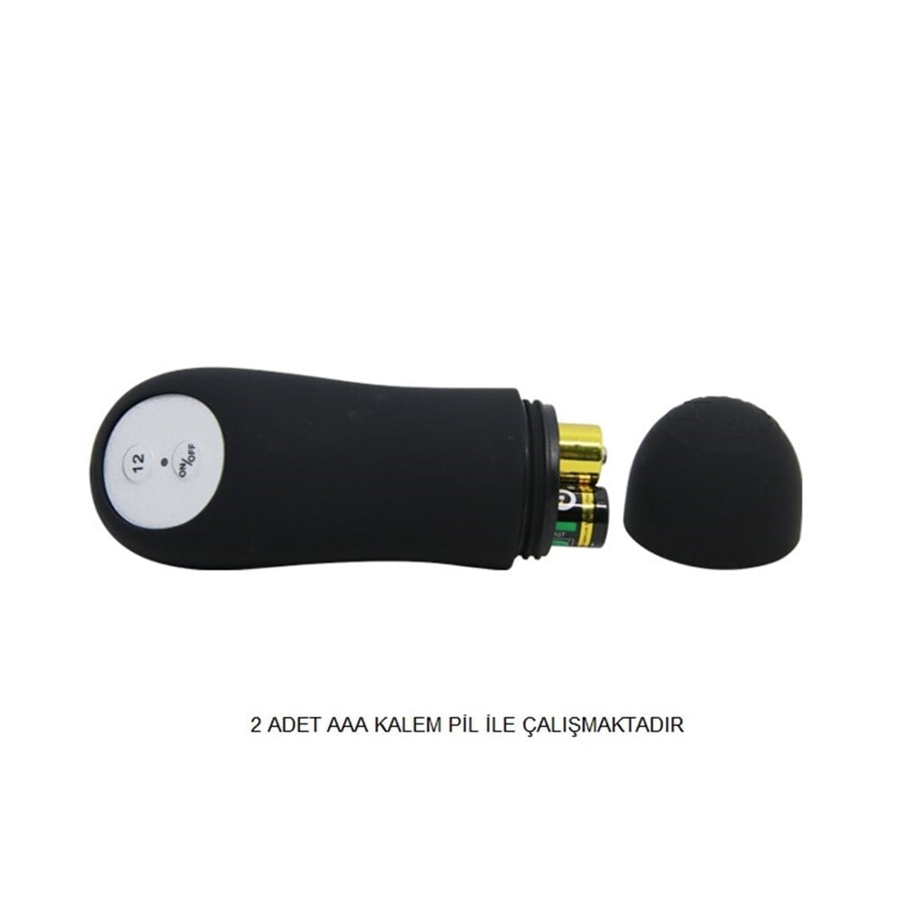 12 Fonksiyon Kumandalı 11,7 cm Titreşimli Anal Plug - Görsel 5