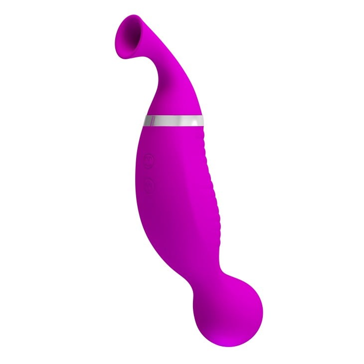 12 Fonksiyonlu Emme + Titreşimli 3 Başlıklı USB Şarjlı Klitoris Uyarıcı – Romance 3 in 1 - Görsel 4
