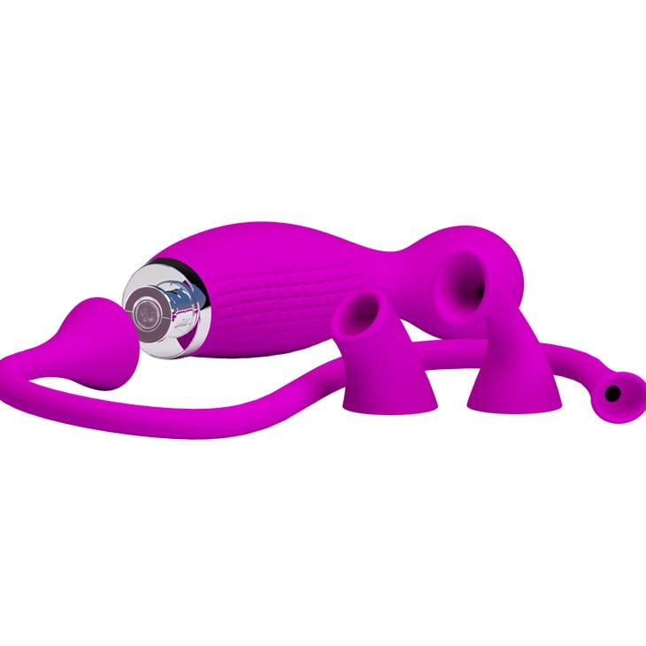 12 Fonksiyonlu Emme + Titreşimli 3 Başlıklı USB Şarjlı Klitoris Uyarıcı – Romance 3 in 1 - Görsel 6