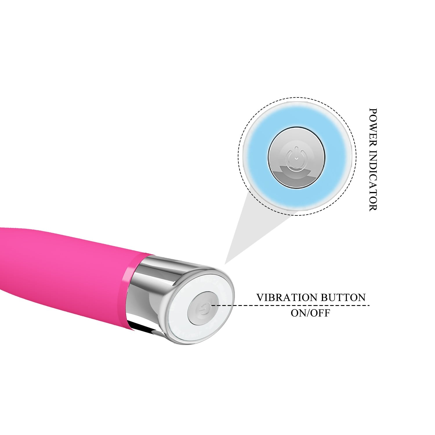 12 Fonksiyonlu IPX7 Su Geçirmez G-Spot Vibratör – John (Pembe) - Görsel 6