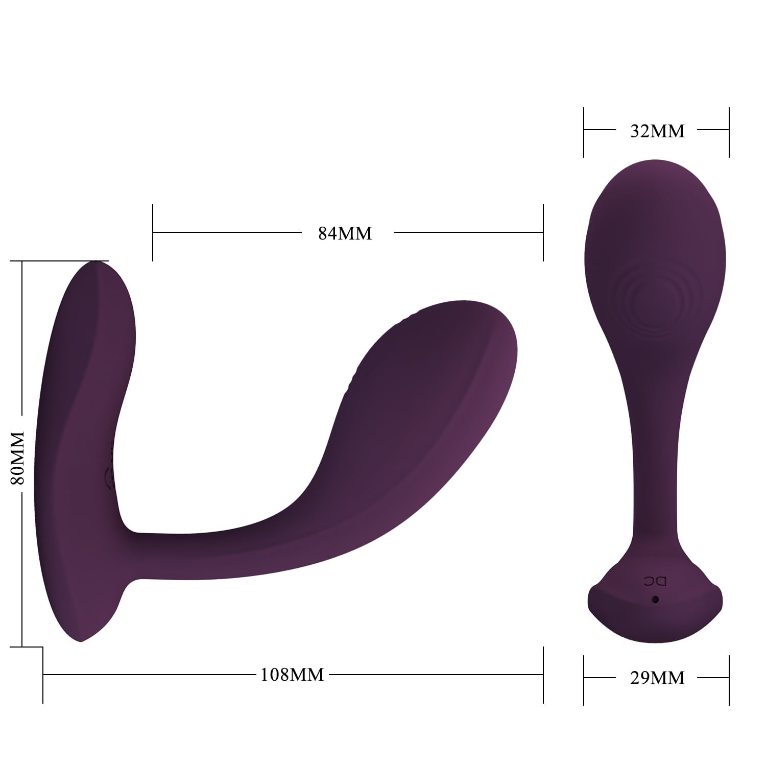 12 Fonksiyonlu Telefon Kontrollü Şarjlı Giyilebilir G-Spot Vibratör – Baird (Mor) - Görsel 7