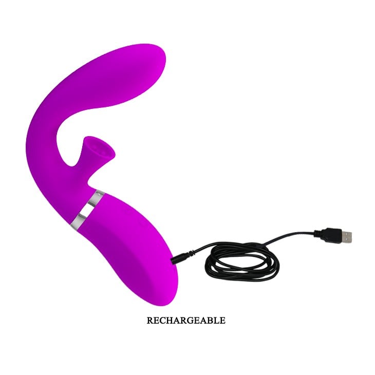 12 Fonksiyonlu Titreşim ve Emme Özellikli USB Şarjlı G-Spot ve Klitoris Uyarıcılı Vibratör – Magic Finger - Görsel 6