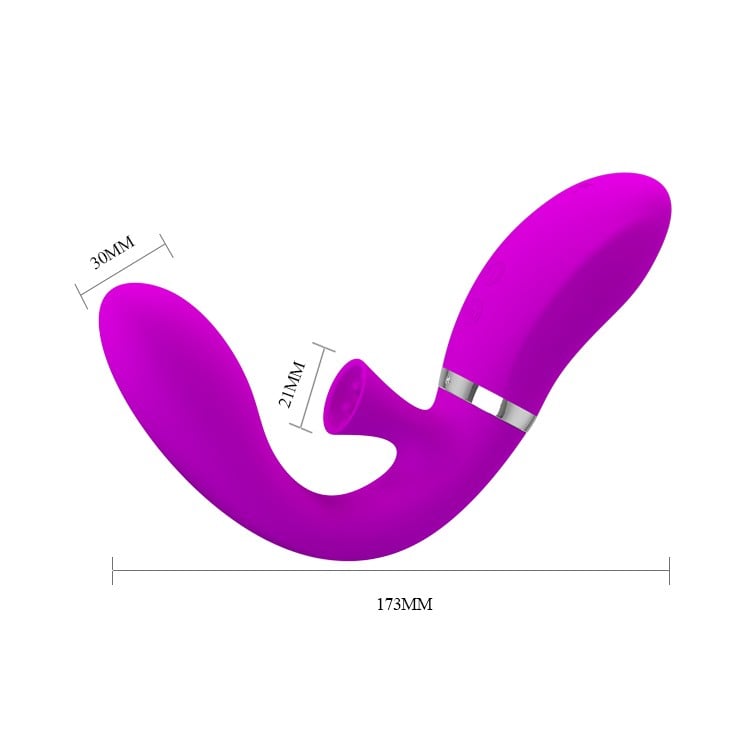 12 Fonksiyonlu Titreşim ve Emme Özellikli USB Şarjlı G-Spot ve Klitoris Uyarıcılı Vibratör – Magic Finger - Görsel 7