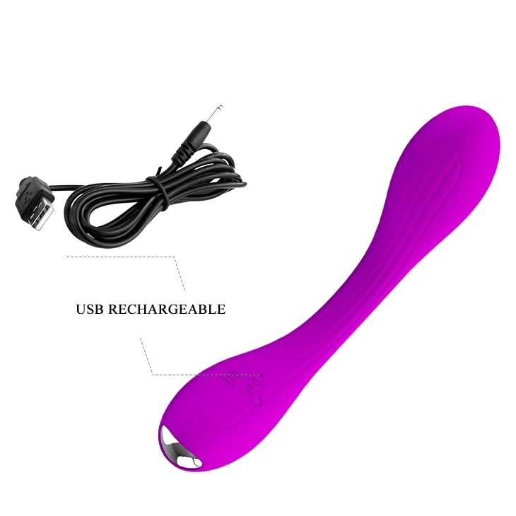 12 Fonksiyonlu Titreşimli Bükülebilir G-Spot & Klitoris Uyarıcılı Vibratör – Yedda (Mor) - Görsel 7