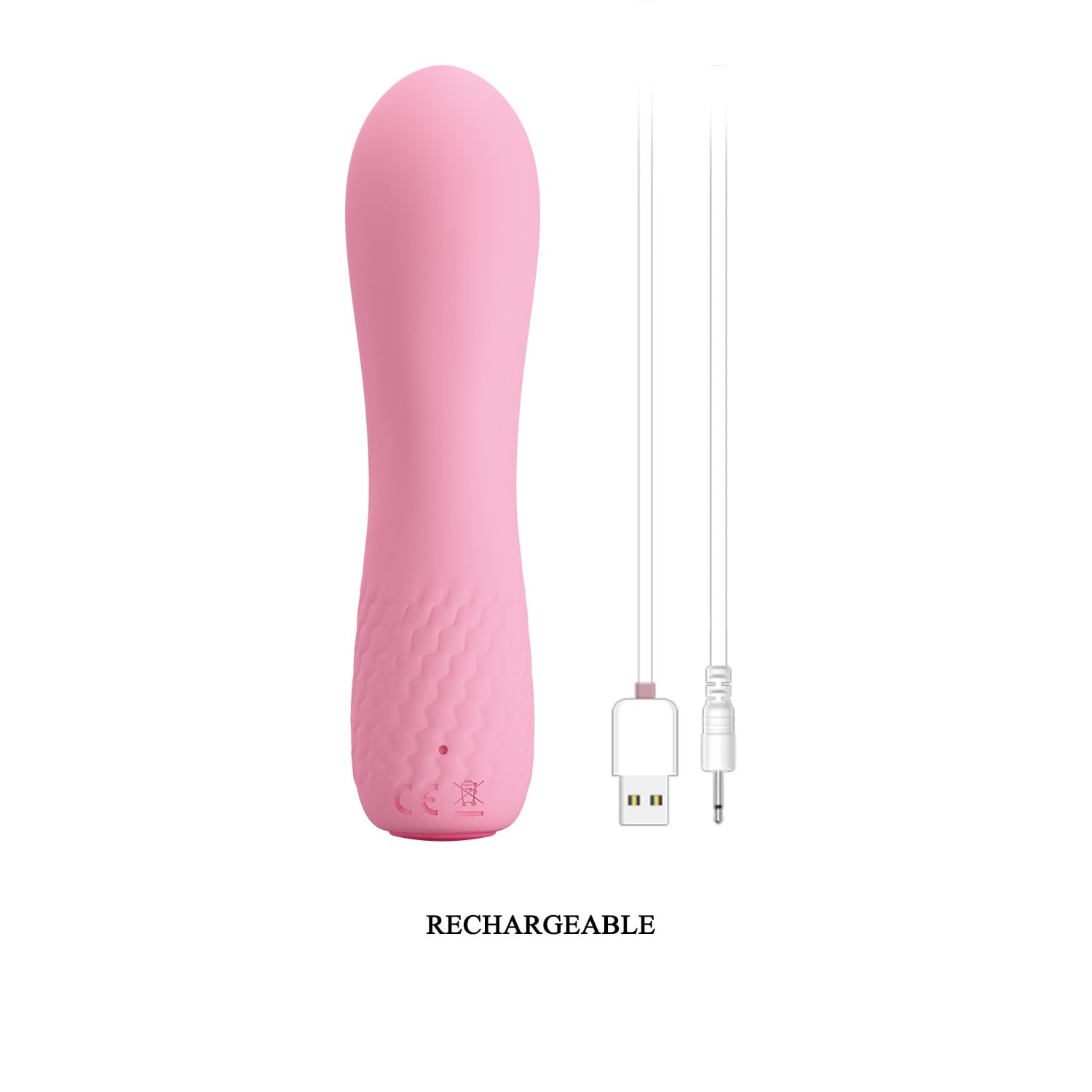 12 Fonksiyonlu USB Şarjlı G-Spot Vibratör - Alice (Pembe) - Görsel 6