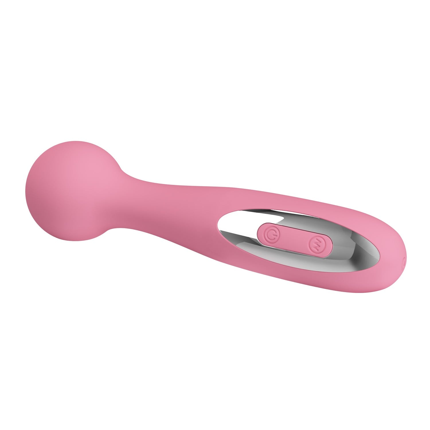 12 Fonksiyonlu USB Şarjlı Masaj Wand Vibratörü – Carina (Pembe) - Görsel 4