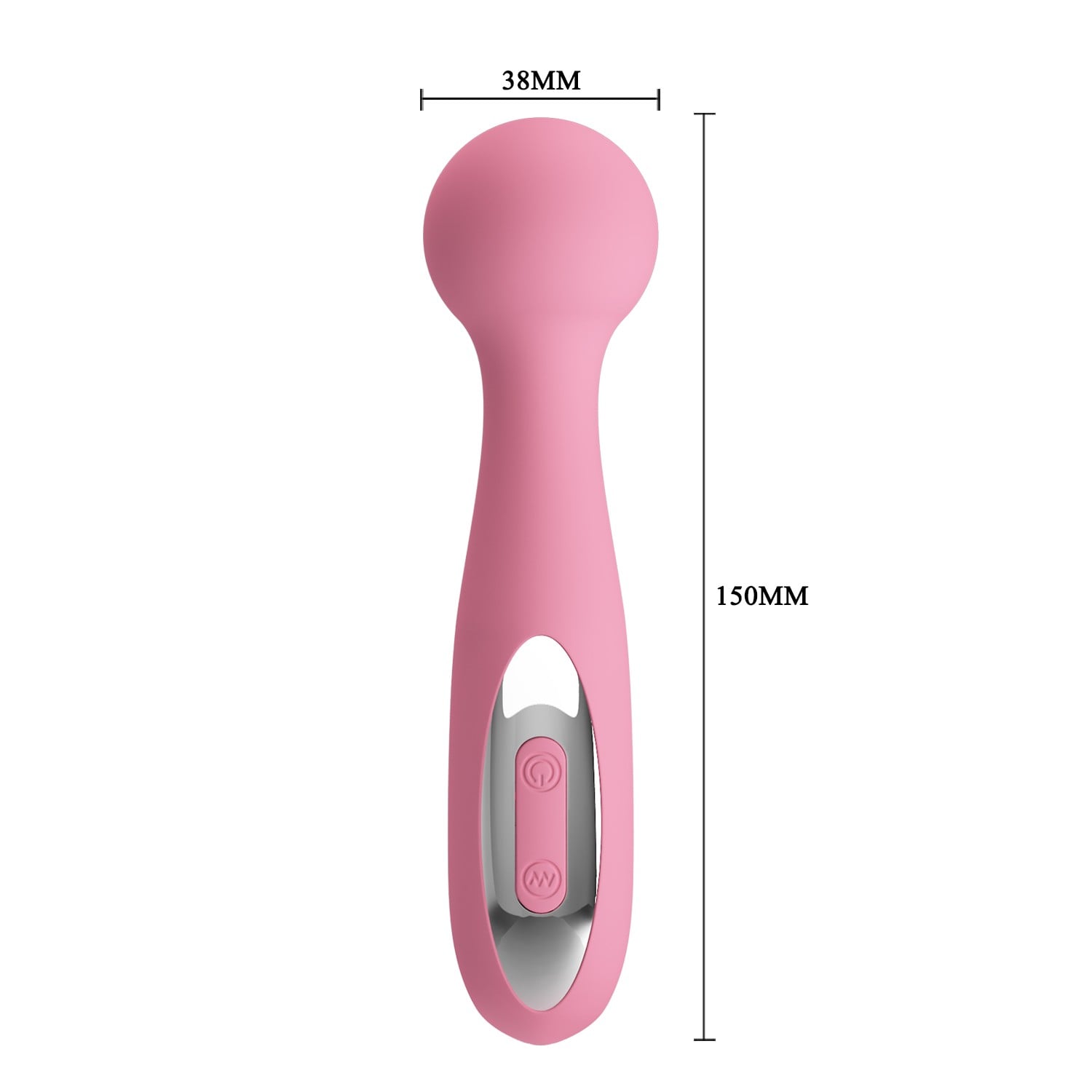 12 Fonksiyonlu USB Şarjlı Masaj Wand Vibratörü – Carina (Pembe) - Görsel 7