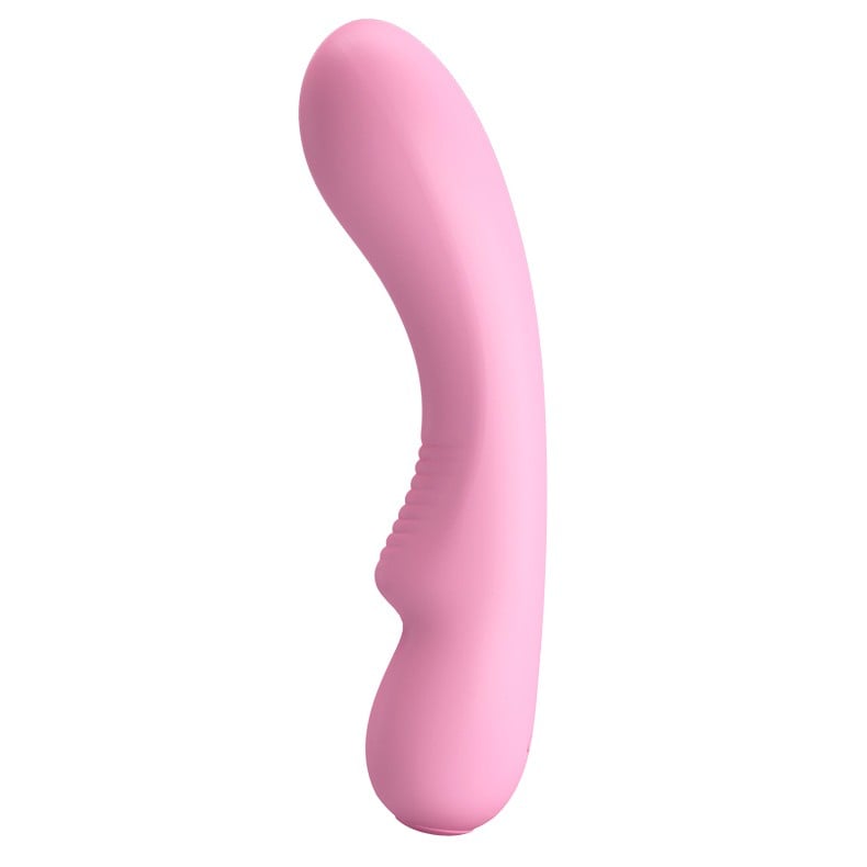 12 Fonksiyonlu USB Şarjlı Yumuşak Silikon Vibratör - Matt (Pembe) - Görsel 3
