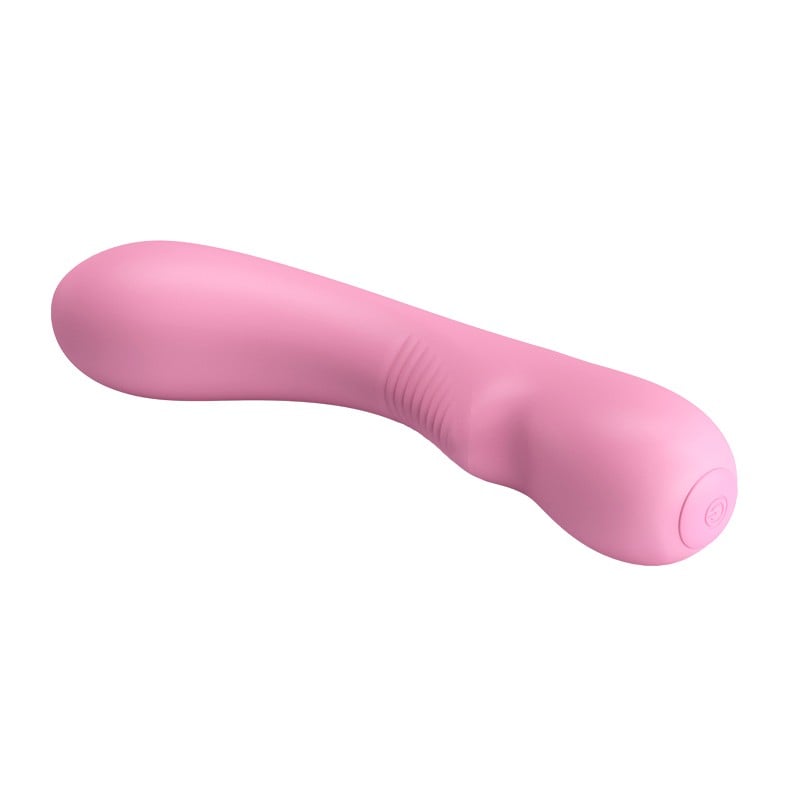 12 Fonksiyonlu USB Şarjlı Yumuşak Silikon Vibratör - Matt (Pembe) - Görsel 4