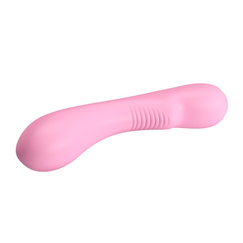 12 Fonksiyonlu USB Şarjlı Yumuşak Silikon Vibratör - Matt (Pembe) - Görsel 5