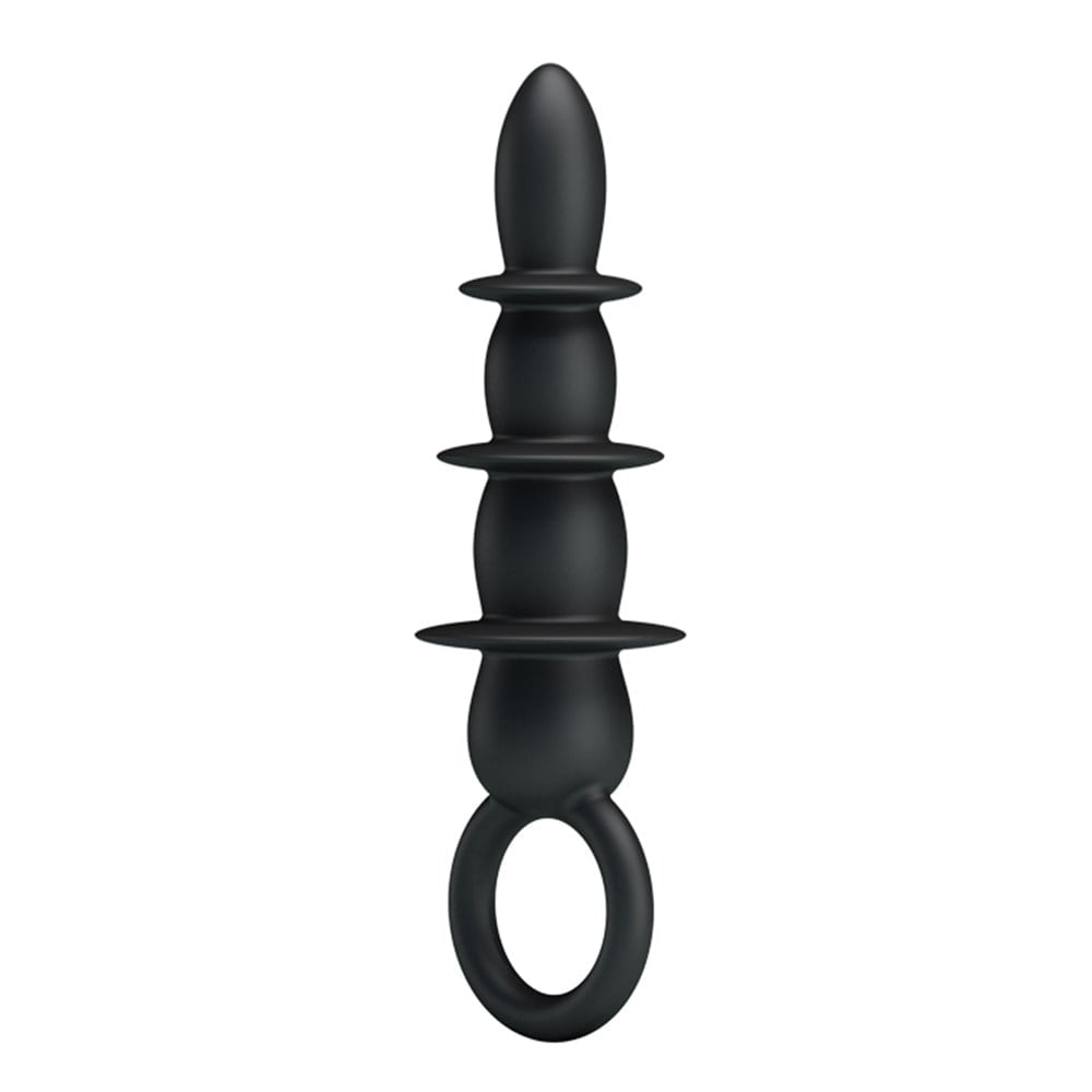 13,2 cm Vantuzlu Halkalı Anal Alıştırıcı Tıkaç - Görsel 5