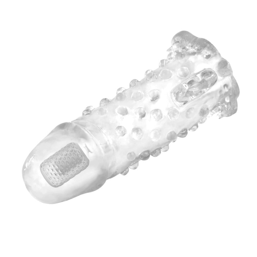Titreşimli Tırtıklı Penis Genişletici & Uzatıcı Kılıf - Görsel 5