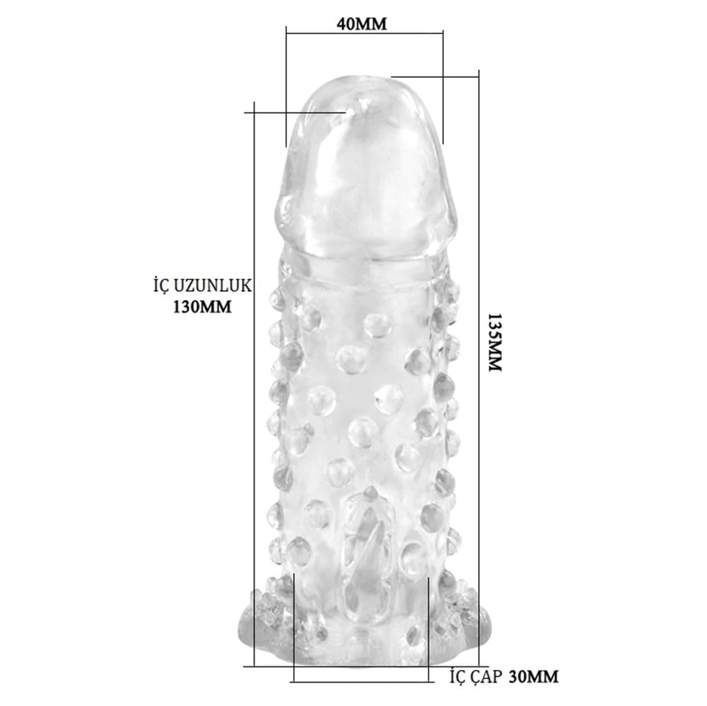 Titreşimli Tırtıklı Penis Genişletici & Uzatıcı Kılıf - Görsel 6