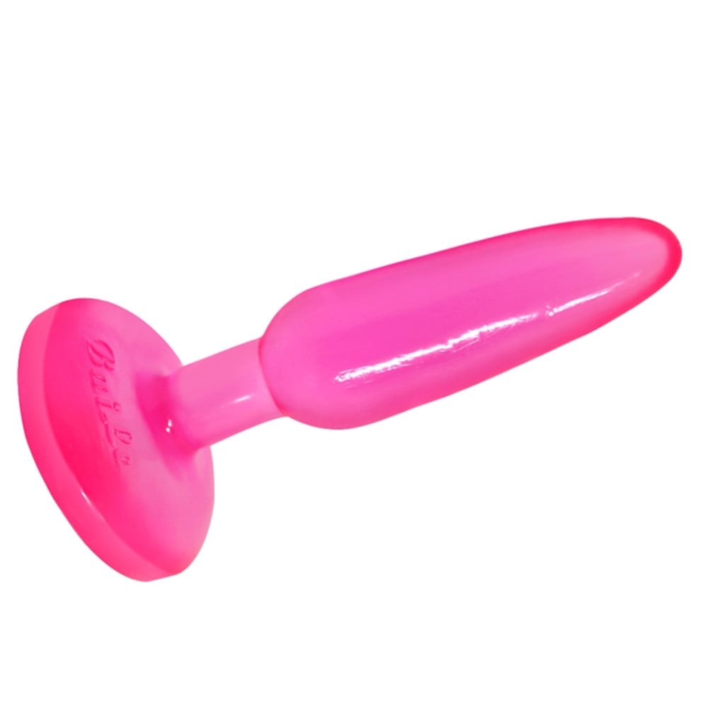14 cm Vantuzlu Jel Anal Plug - Görsel 4