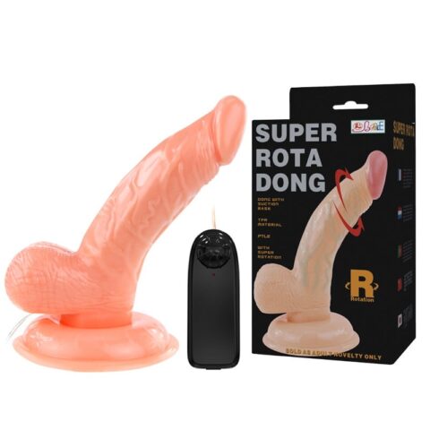 14,5 cm Döner Başlıklı Gerçekçi Titreşimli Dildo Penis – Curvo