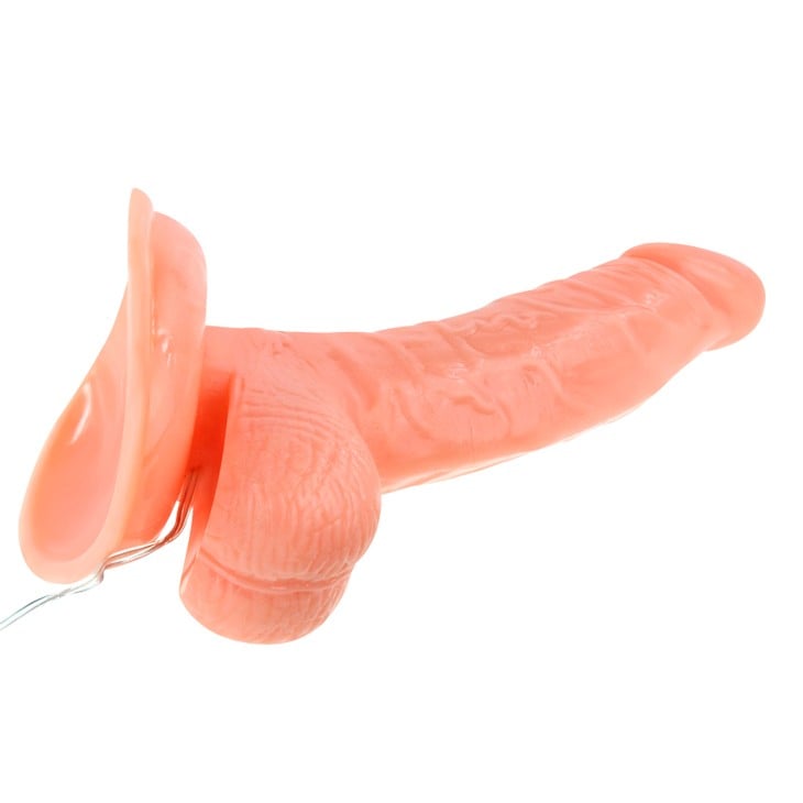 14,5 cm Döner Başlıklı Gerçekçi Titreşimli Dildo Penis – Curvo - Görsel 5