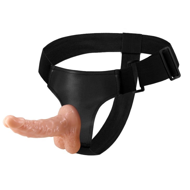 15.7 cm Belden Bağlamalı Gerçekçi Strap-On – Ultra Passionate - Görsel 2