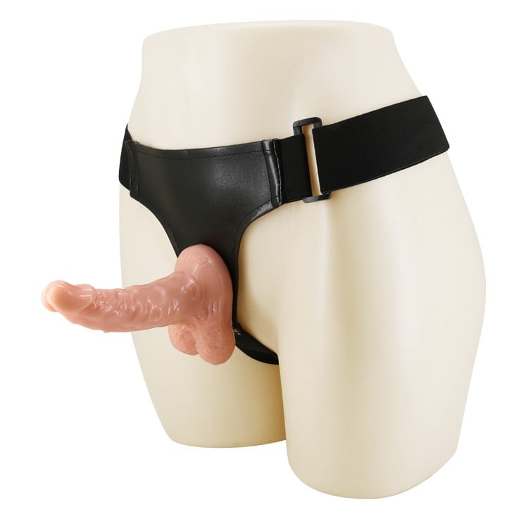 15.7 cm Belden Bağlamalı Gerçekçi Strap-On – Ultra Passionate - Görsel 3