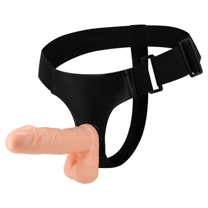 17.5 cm Belden Bağlamalı Gerçekçi Strap-On – Ultra Herness - Görsel 3
