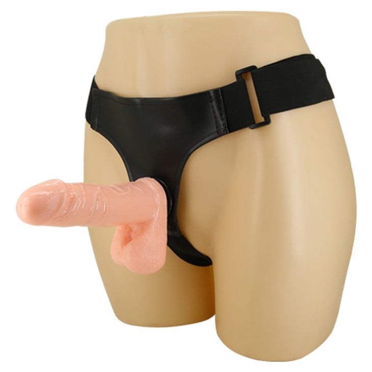 17.5 cm Belden Bağlamalı Gerçekçi Strap-On – Ultra Herness - Görsel 2