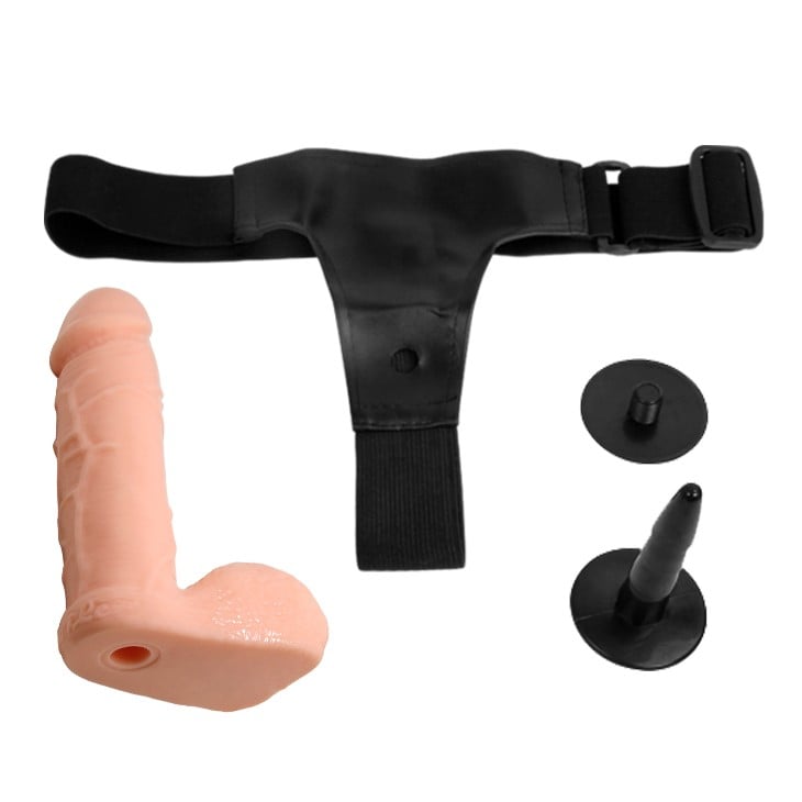 17.5 cm Belden Bağlamalı Gerçekçi Strap-On – Ultra Herness - Görsel 4