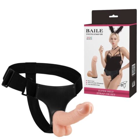 18.5 cm Belden Bağlamalı Gerçekçi Strap-On – Yvette