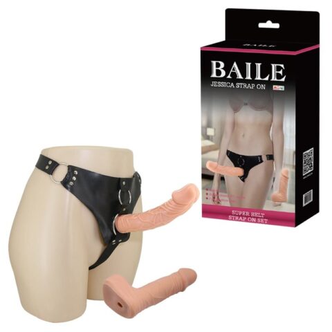 19.8 cm & 15 cm Belden Bağlamalı Çift Dildolu Strap-On