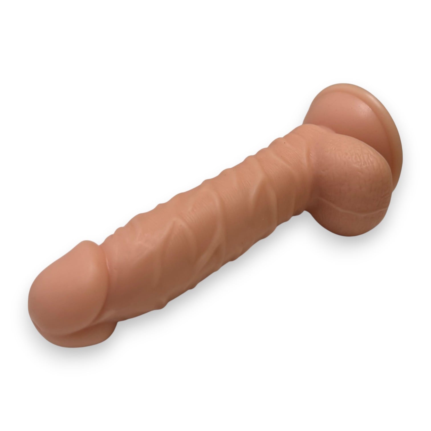 19 cm Ten Rengi Gerçekçi Dokulu Vantuzlu Dildo Penis – Dana - Görsel 6