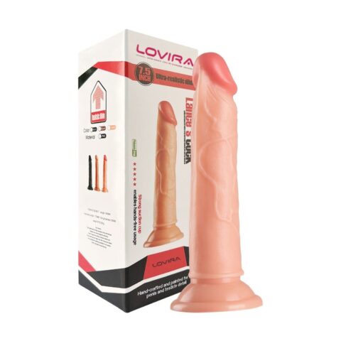 19 cm Testissiz Realistik Vantuzlu Dildo Penis – Ten Rengi