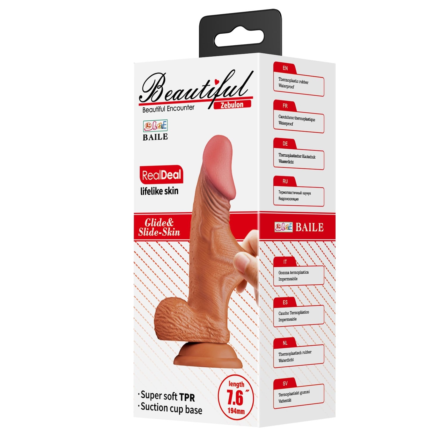 19,4 cm Çift Katmanlı Gerçekçi Dildo Penis – Zebulon - Görsel 7