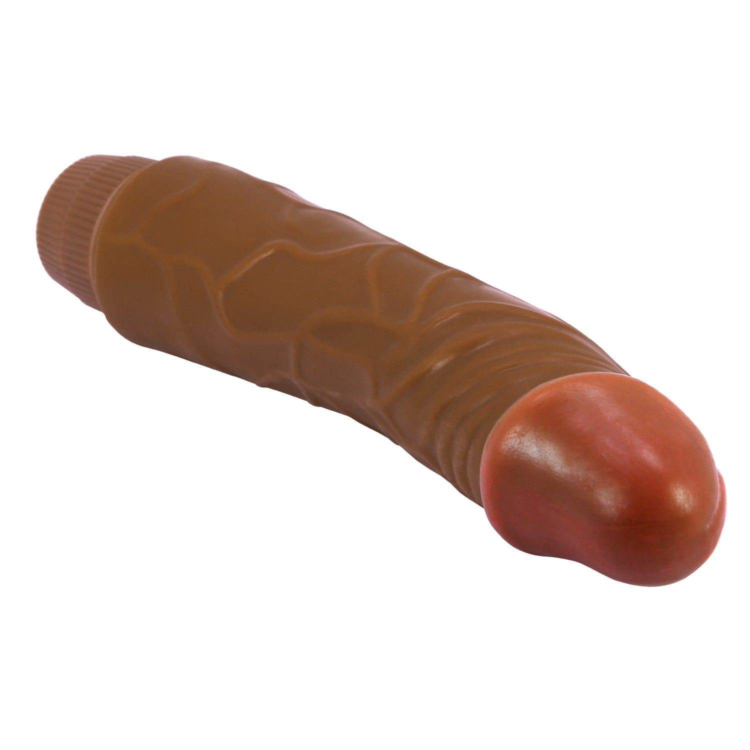 19,5 cm Realistik Güçlü Titreşimli Melez Dildo Penis - Görsel 6