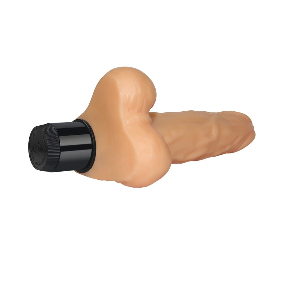 20.3 cm Realistik Cyberskin Titreşimli Anal Vajinal Dildo Penis - Görsel 4