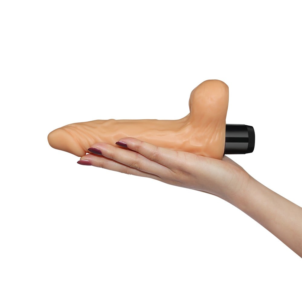 20.3 cm Realistik Cyberskin Titreşimli Anal Vajinal Dildo Penis - Görsel 5