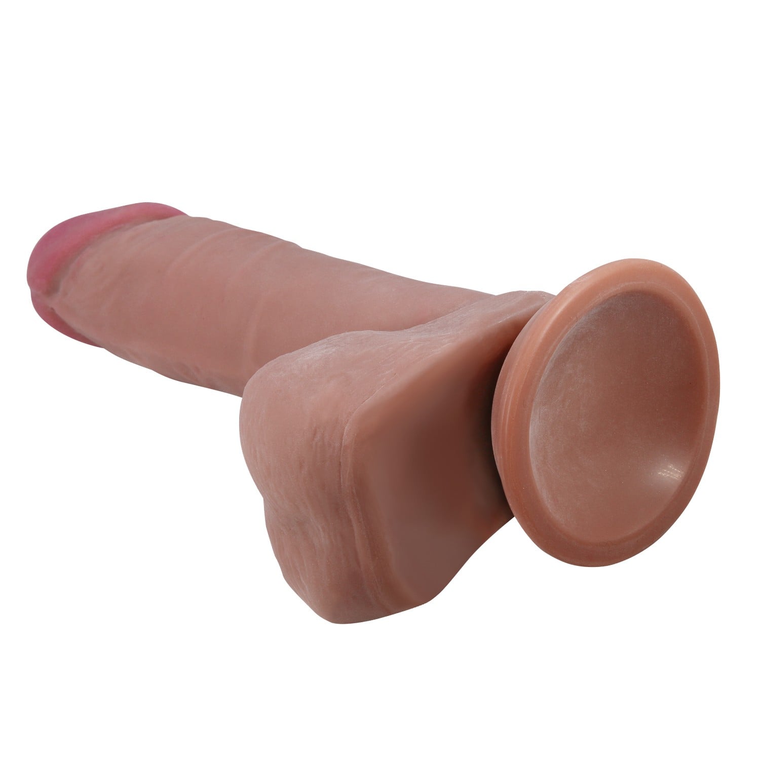 20,5 cm Çift Katmanlı Gerçekçi Melez Dildo Penis - Creel - Görsel 6
