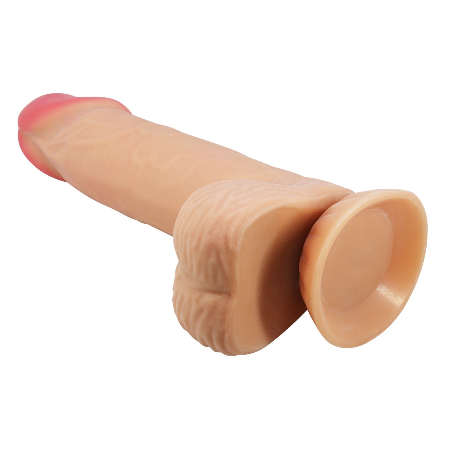 20,6 cm Kıkırdak Yapılı Çift Katmanlı Gerçekçi Dildo Penis - Lisle - Görsel 6