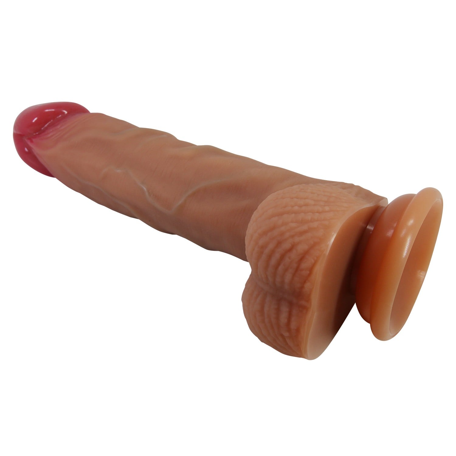 20,6 cm Süper Yumuşak Gerçekçi Silikon Belden Bağlamalı Dildo Penis – Lisle - Görsel 6