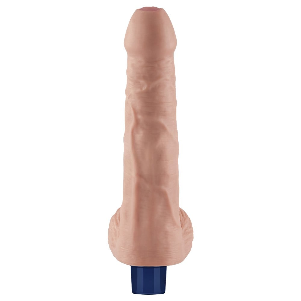 22.6 cm USB Şarjlı Yeni Nesil Realistik Titreşimli Ten Dildo Penis - Görsel 7
