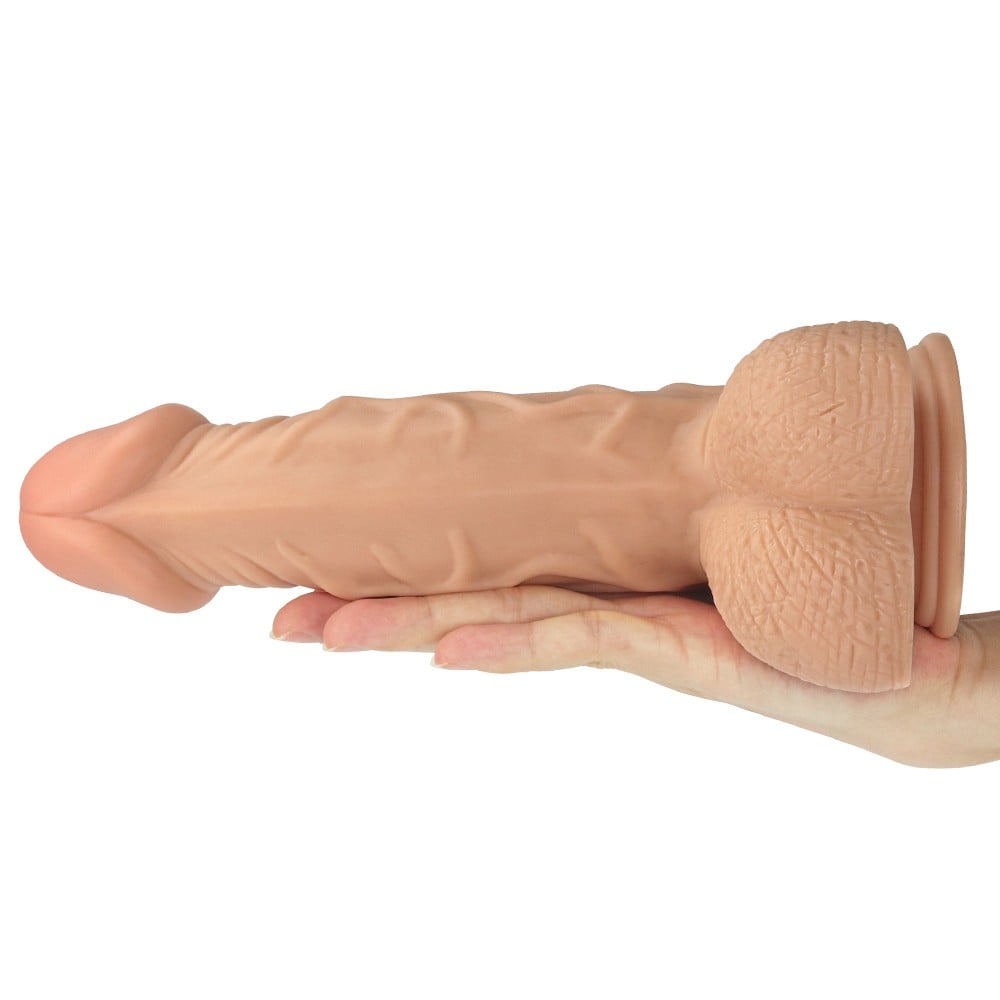 22 cm Realistik Vantuzlu Belden Bağlamalı Anal Vajinal Dildo Penis - Görsel 7